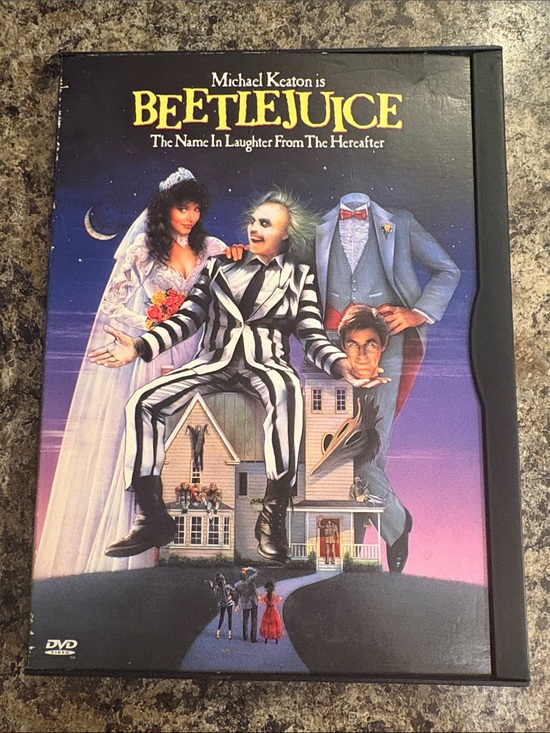 Other - Beetlejuice DVD Movie — Black & Purple Cover